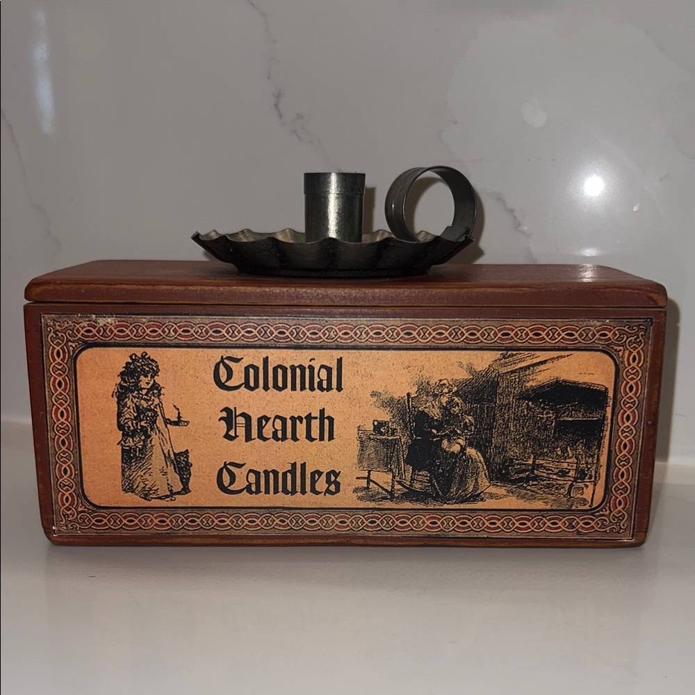Vintage Colonial Hearth Candle Holder